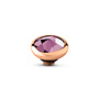 Melano Twisted meddy Cloud CZ Fuchsia Rosékleurig