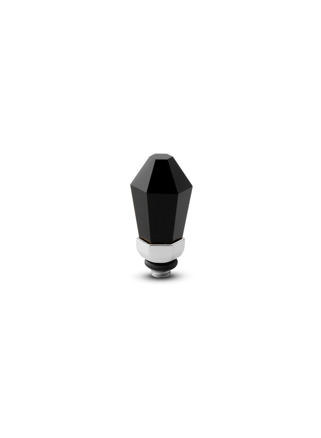 Melano Twisted meddy Icle Black Zilverkleurig