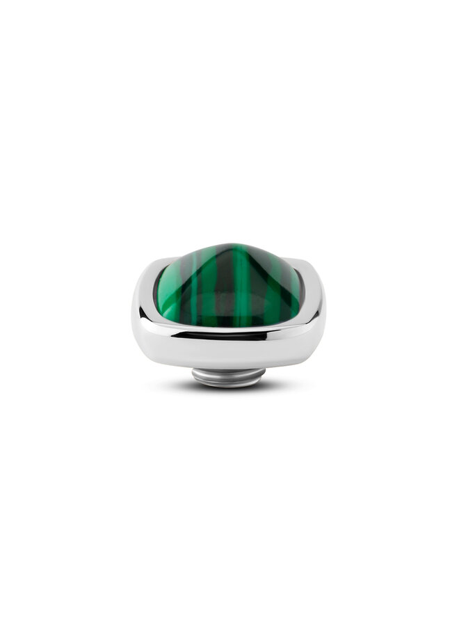 Melano Vivid meddy Boxy Gem Malachite Zilverkleurig