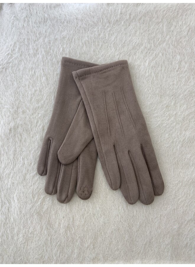 P-Modekontor handschoenen 5920500-1 Taupe