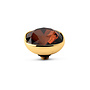 Melano Twisted meddy Circular Smoked Amber Goudkleurig