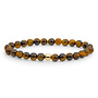 Sparkling Jewels armband Saturn Large Tiger Eye Goudkleurig