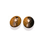 Sparkling Jewels oorbel Edelstenen Medium Oval Tiger Eye