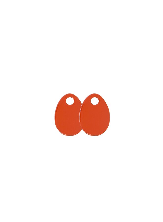 Bauer Basics oorbelhangers Ellips Oranje