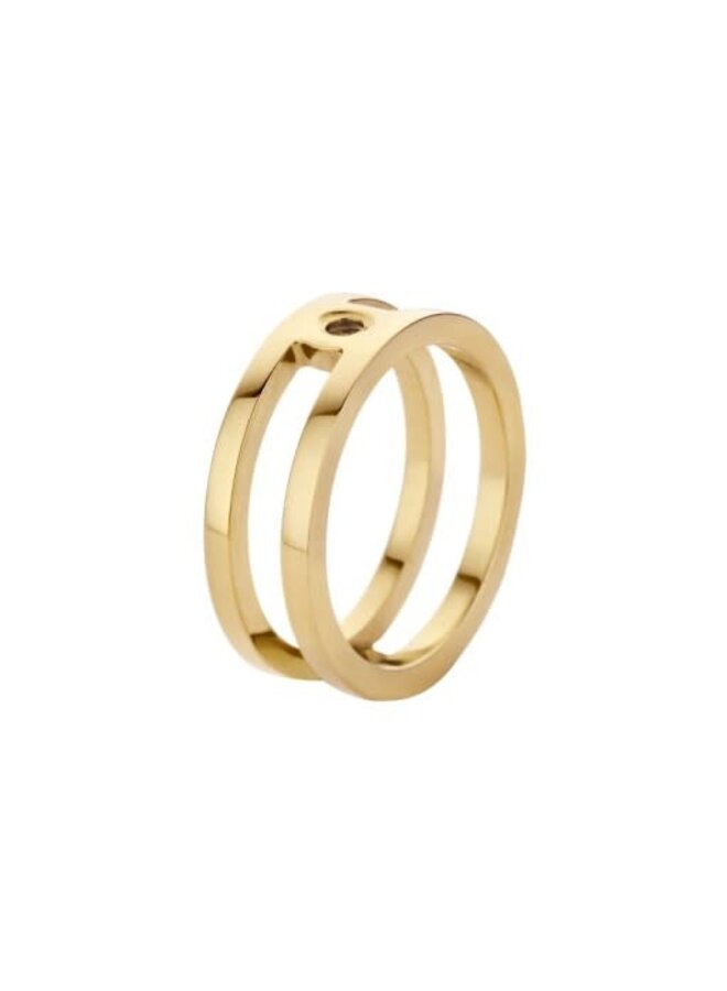 Melano Twisted ring Trista Goudkleurig