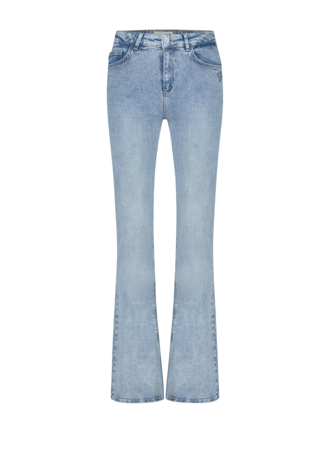 Jeans Eva Flare Light Medium Aged