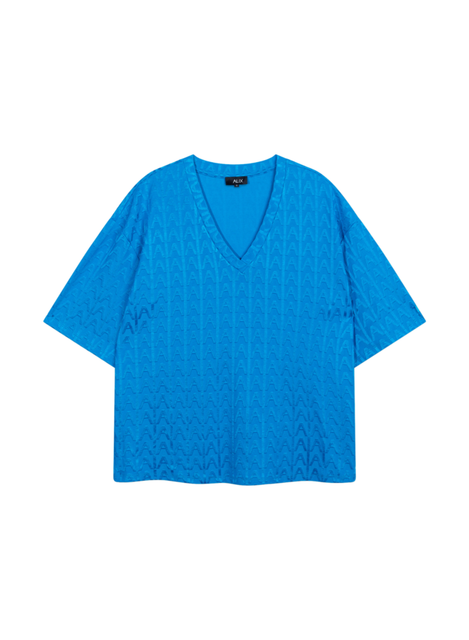 T-shirt A Oversized Blue