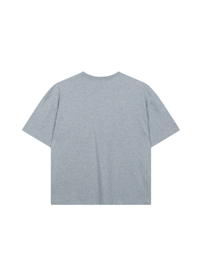 T-shirt Label Soft Grey Melange