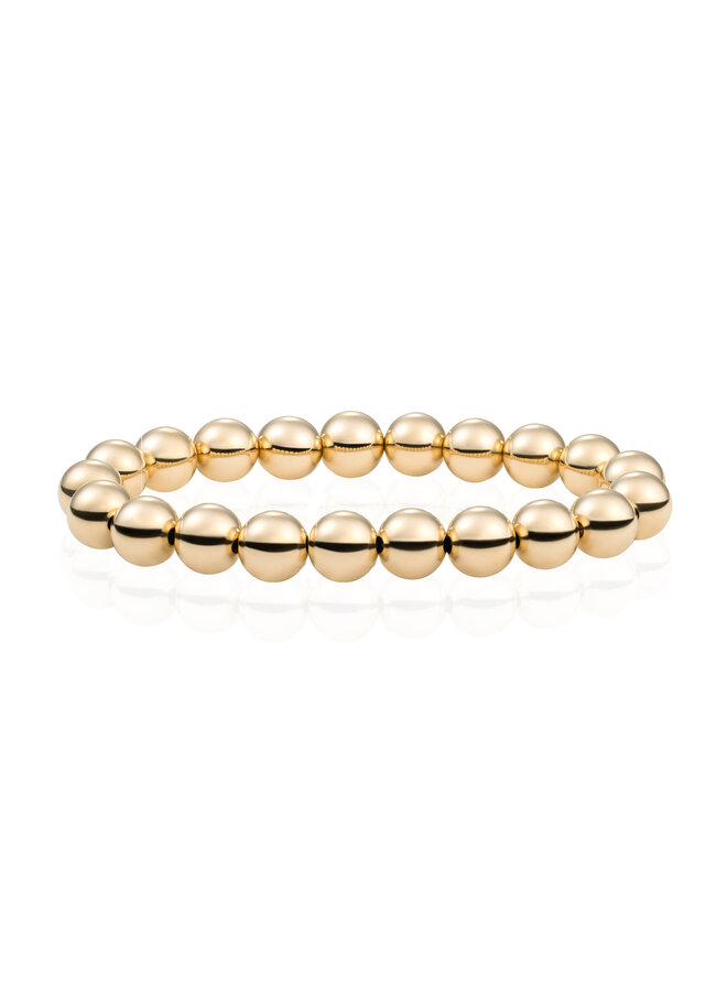 Sparkling Jewels armband Saturn 8 mm Goudkleurig