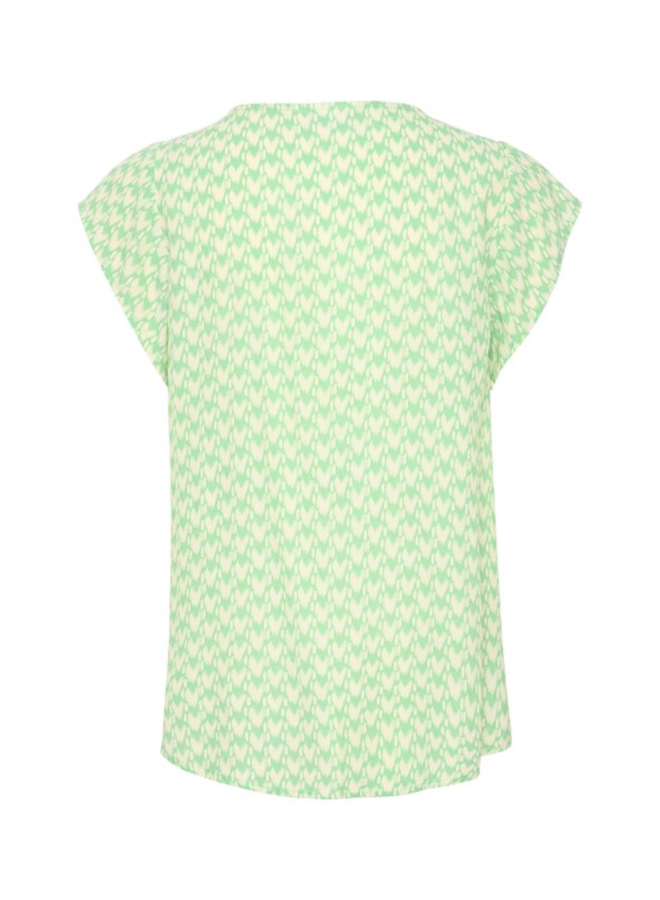 Top BlancaSZ Adele Zephyr Green Graphic