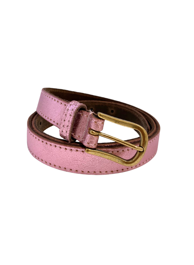 Elvy riem Foil 20630 Roze/Goudkleurig