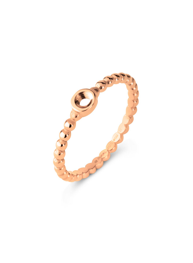 Melano Twisted ring Tiem Rosékleurig