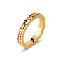 Melano Twisted ring Tola Goudkleurig