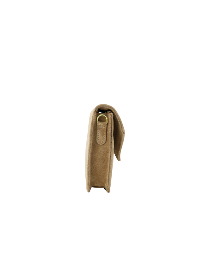 Jewelz tas Laurie Suède Zand/Goudkleurig