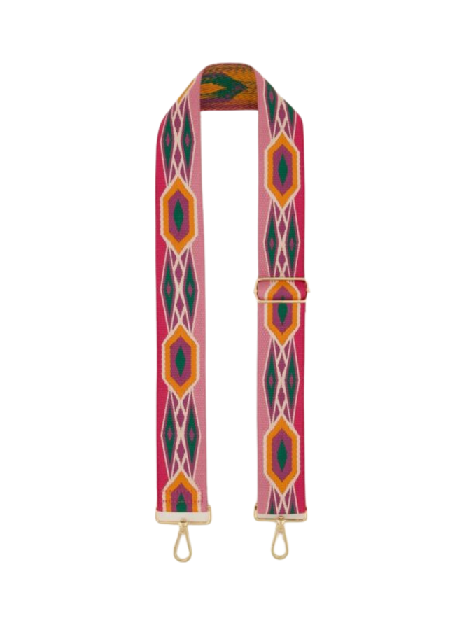 My Jewellery tashengsel Aztec Print Roze/Goudkleurig