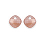 Sparkling Jewels oorbel Edelstenen Cushion Cut Sunstone