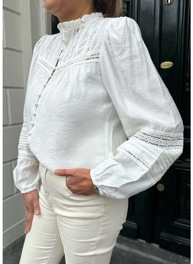 Blouse Silke Off White