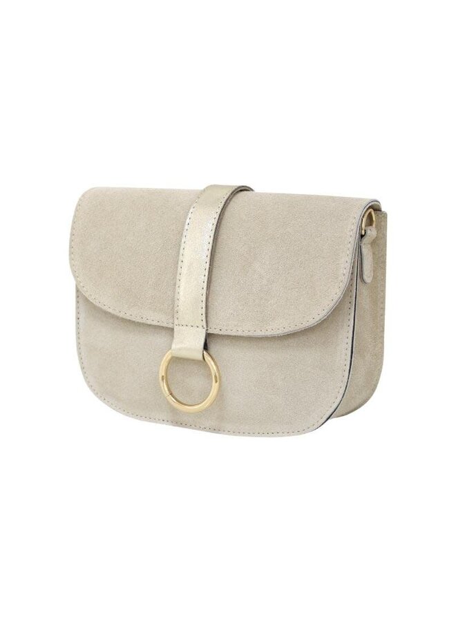 Baggyshop tas Perfect Stripe Beige/Goudkleurig