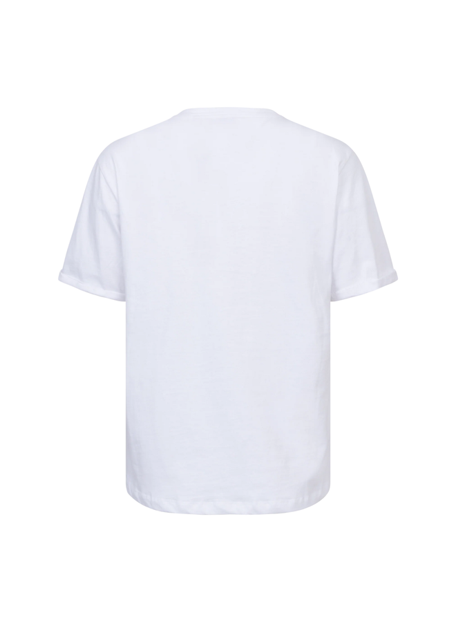 T-shirt Terina Logo White/V. Tulle
