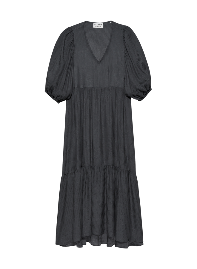 Jurk Tiered Maxi Dark Grey