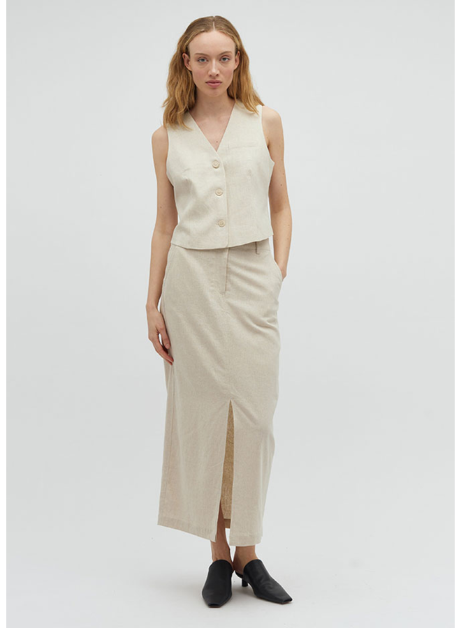 Rok Nellis-M Natural Linen