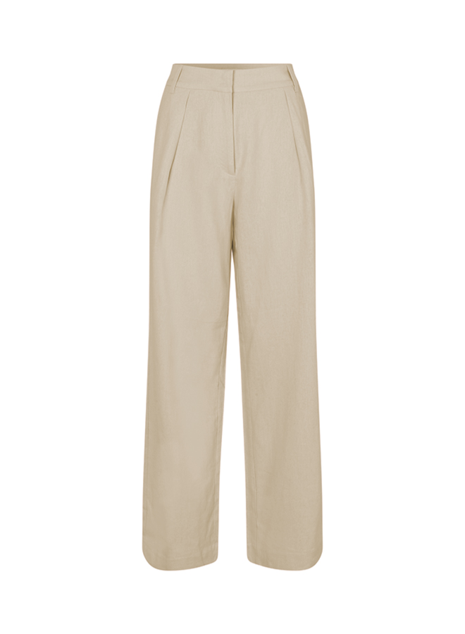 Broek Cristiana Long-M Natural Linen