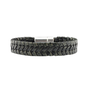 QOSS armband Hidde Groen/Zilverkleurig