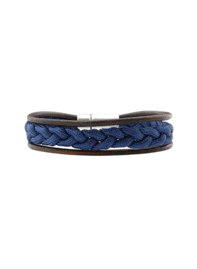 QOSS armband Levi Donkerblauw/Zwart