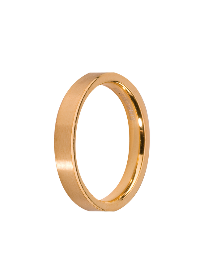 Melano Friends ring Eva Matt Gold Plated