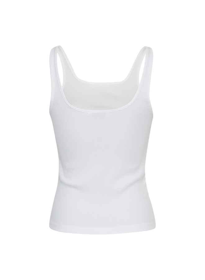 Top Betrina Rib Bright White