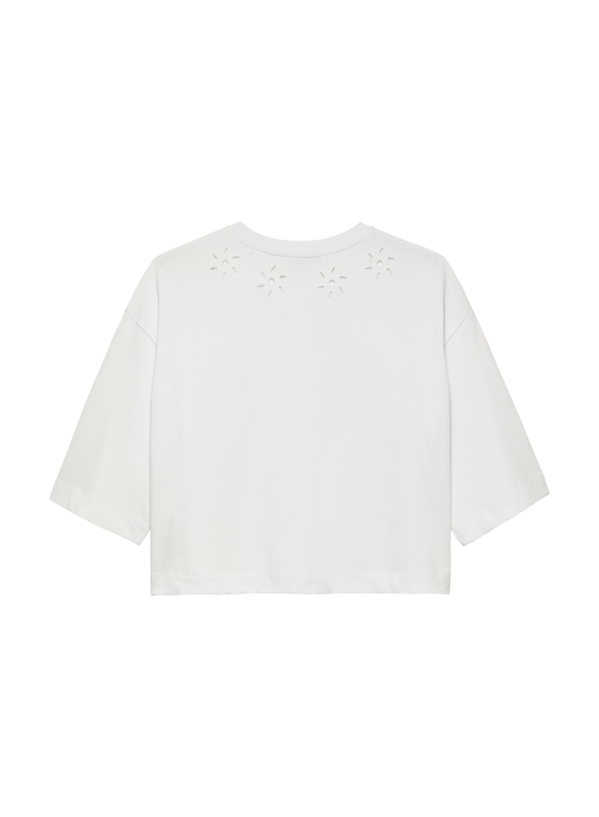 T-shirt Relaxed Cropped Crisp White