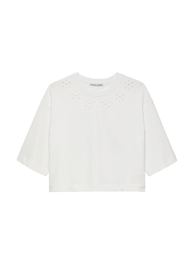 T-shirt Relaxed Cropped Crisp White