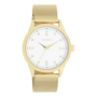 OOZOO Timepieces horloge C11282 Goudkleurig/Wit
