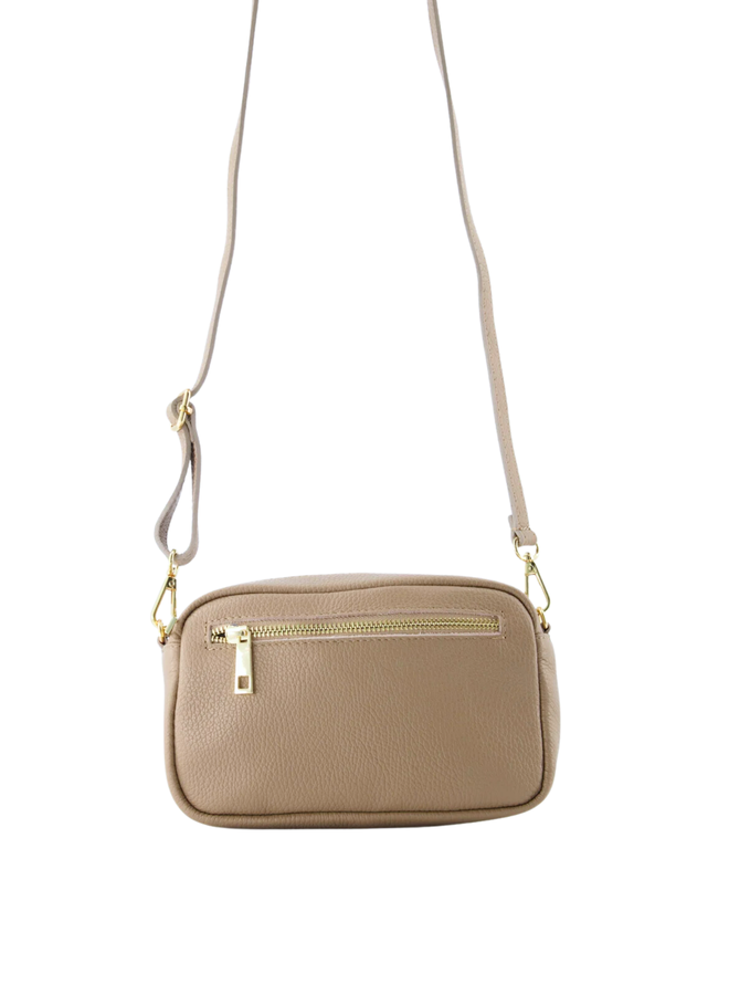 Jewelz tas Irene Classic Grain Taupe/Goudkleurig