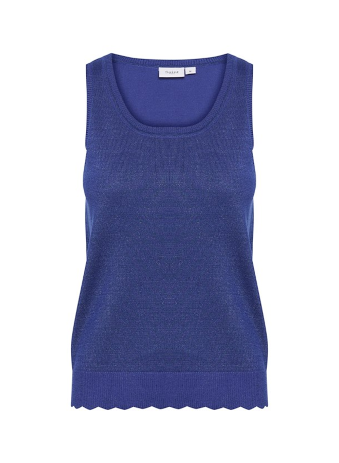 Top MilaSZ Shimmer Surf Blue