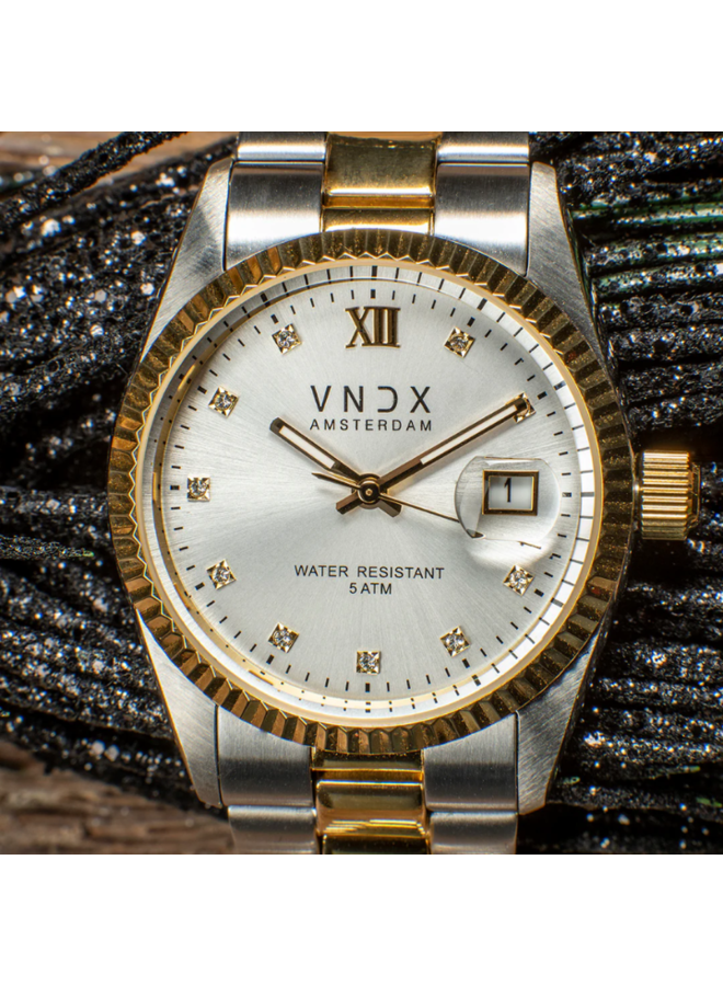 VNDX horloge Dare Devil M MT43006-02 Zilver-/Goudkleurig