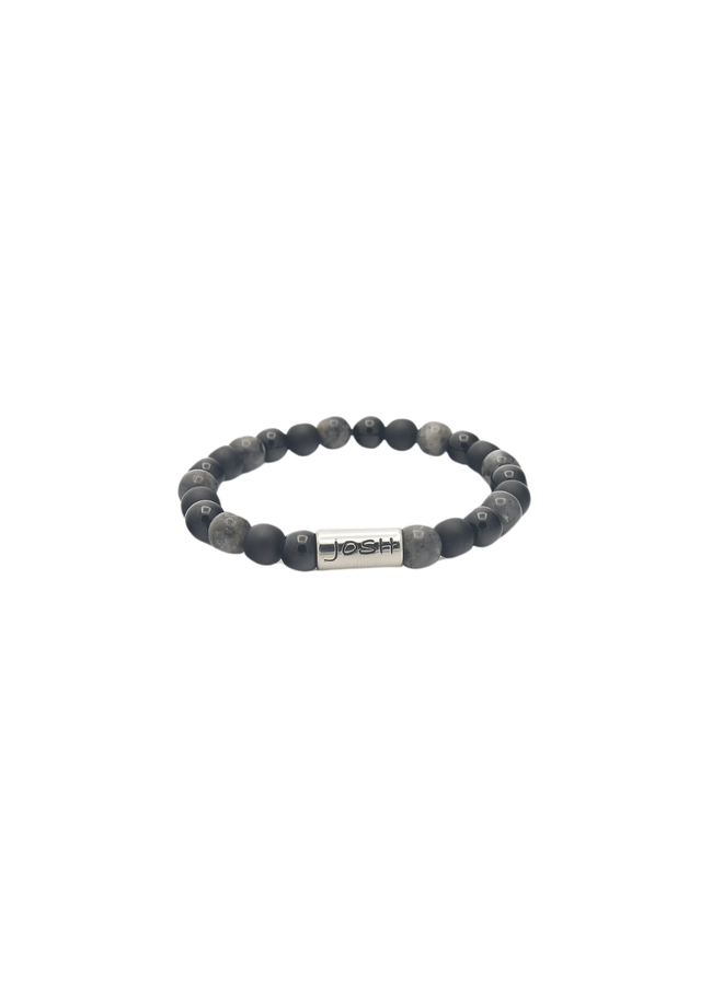 JOSH armband 09313/S Mix Zwart