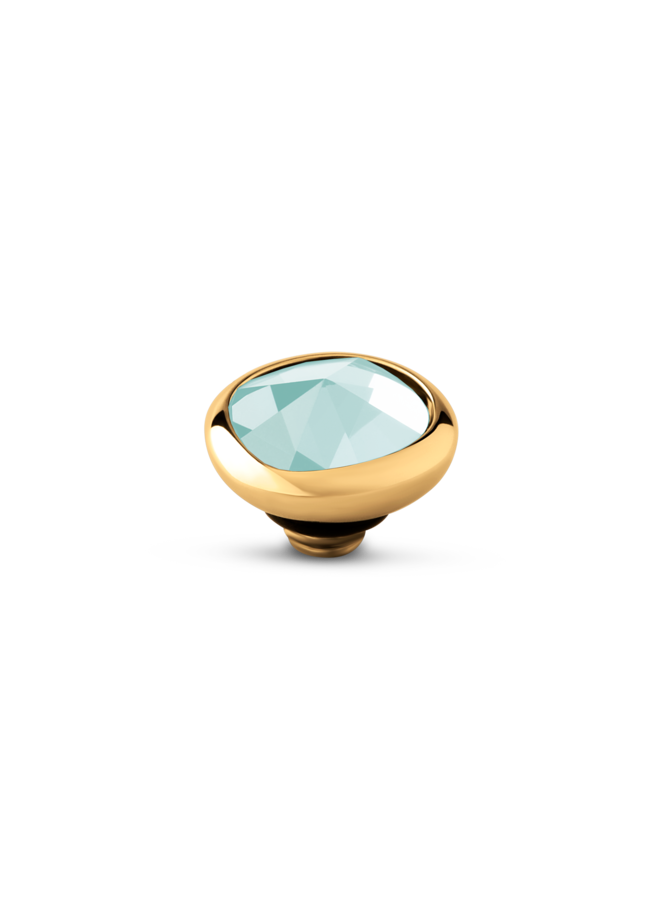 Melano Twisted meddy Cloud CZ Turquoise Goudkleurig