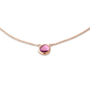 Melano Friends ketting Layla CZ Fuchsia Rosékleurig