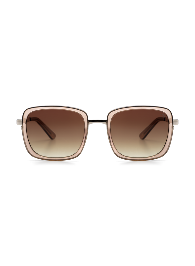 iKKi zonnebril Pearl 23-5 Transparent Pink/Gradient Brown