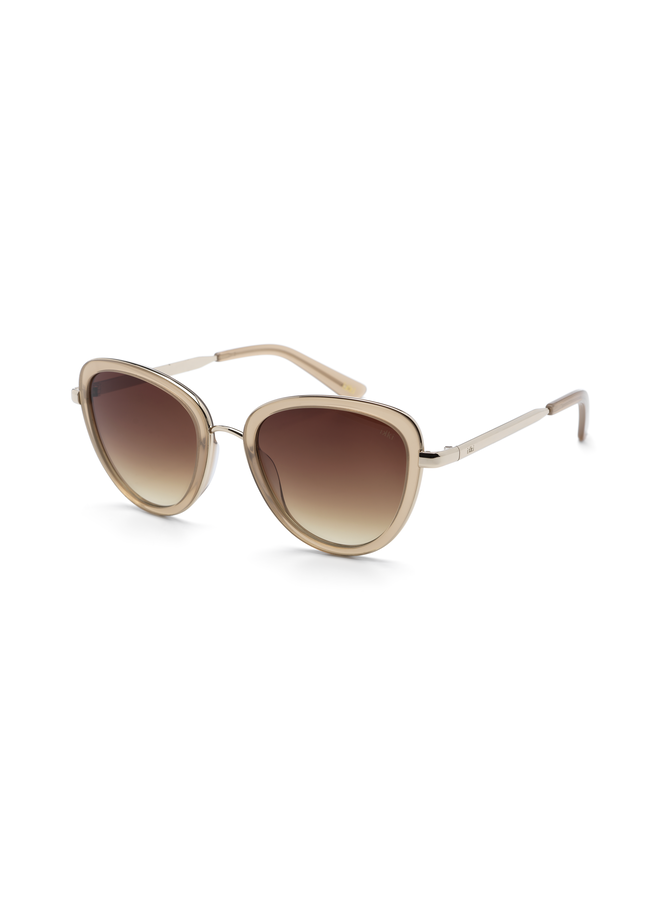 iKKi zonnebril Lois 24-4 Transparent Grey/Gradient Brown