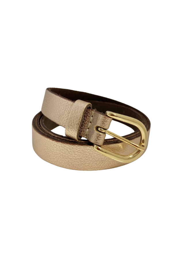Elvy riem Bubble 20822 Champagne/Goudkleurig