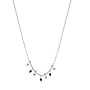 Day & Eve ketting N4760-1 Zwart/Zilverkleurig