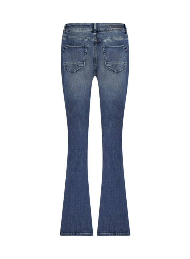 Jeans Libby Bell Bottom Popover Blue
