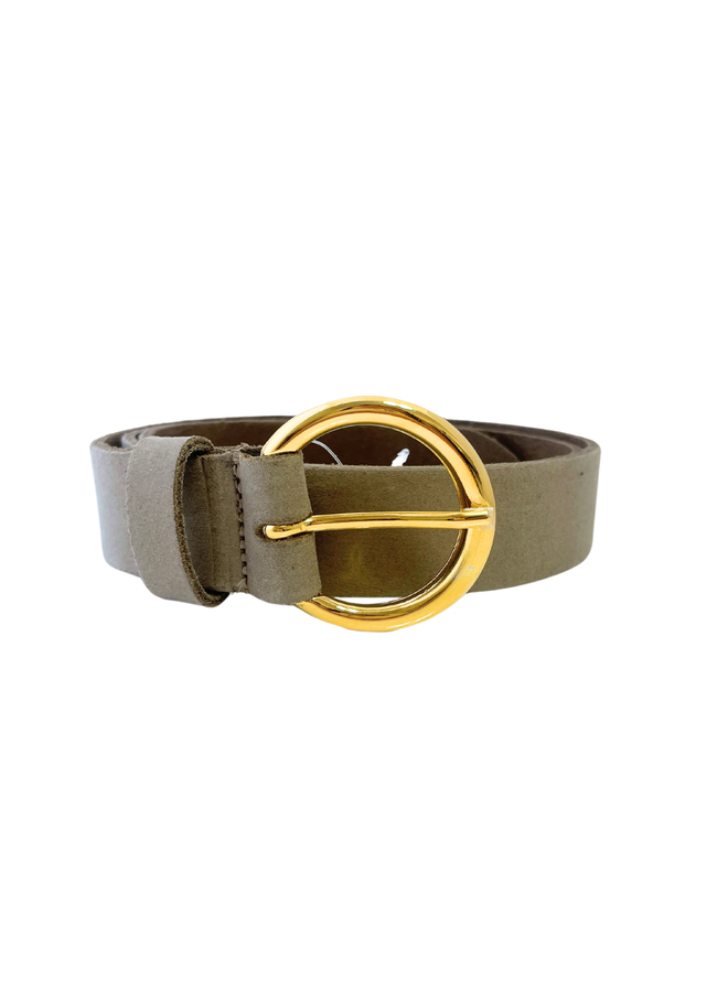Elvy riem Apollo 30493 Taupe/Goudkleurig