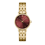 CLUSE horloge Boho Chic Petite Goudkleurig/Rood