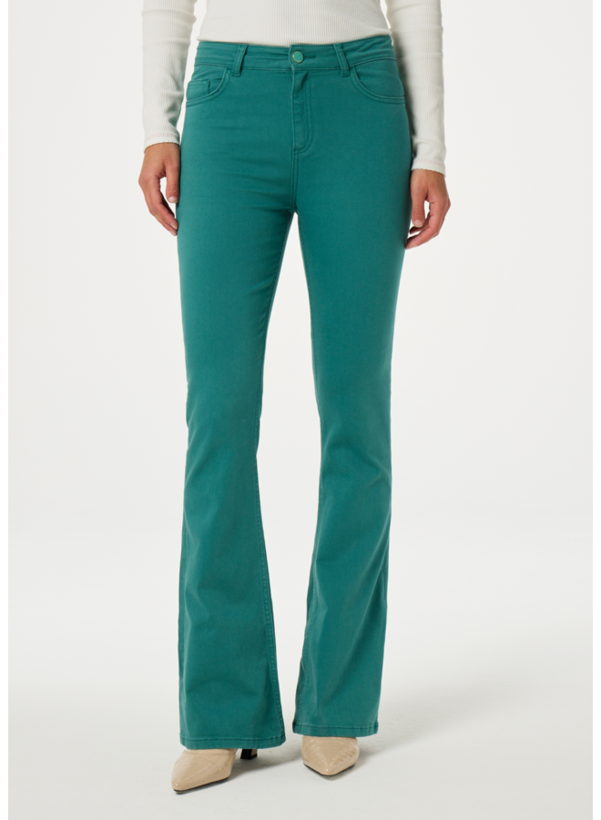 Jeans Eva Flare Bottle Green