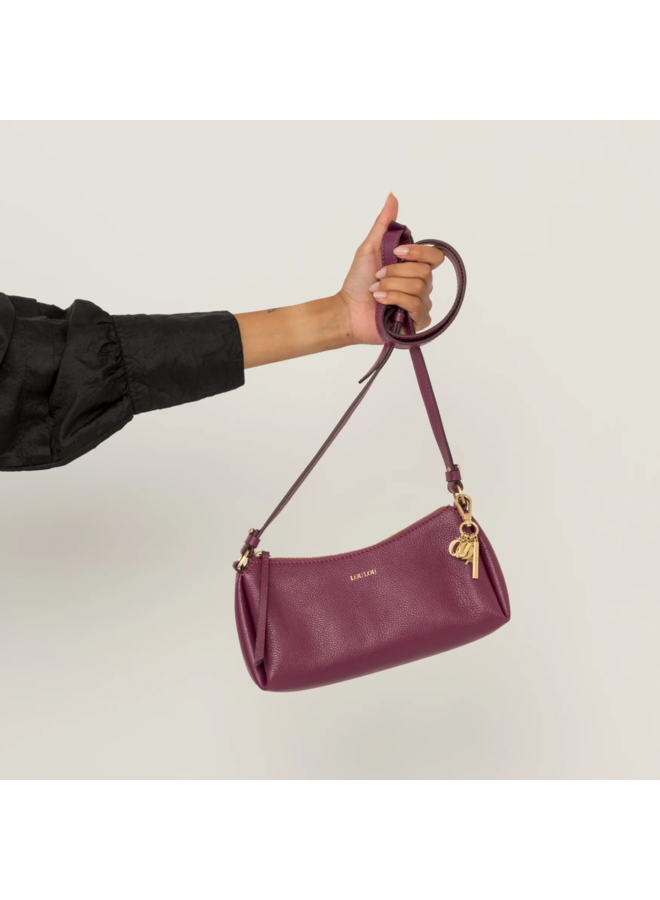 LouLou tas Lisa Pruim/Goudkleurig