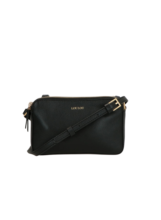LouLou tas Sue Zwart/Goudkleurig