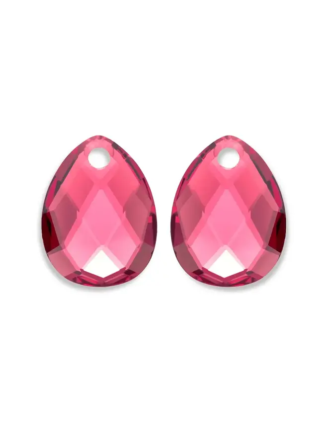 Sparkling Jewels oorbel Edelstenen Afterglow Fuchsia Quartz